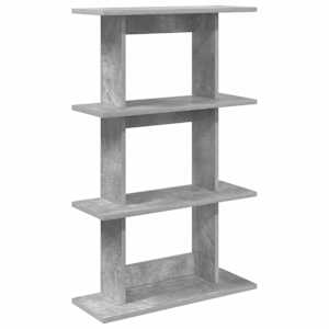 Stenska polica Montaža za steno Siva 56 x 20 x 90 cm