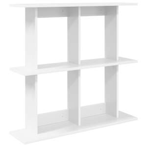 vidaXL Seinariiul Seinale kinnitav Valge 100 x 20 x 75 cm Tehispuit
