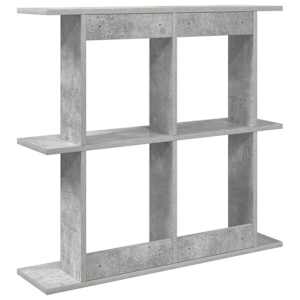 Nástěnná polička Nástěnná montáž Betonově šedá 100 x 20 x 75 cm - obrázek 5