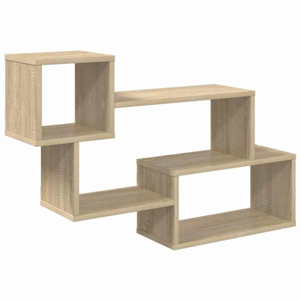 vidaXL Ujuv riiul Seinale kinnitav Sonoma tamm 87 x 20 x 55 cm