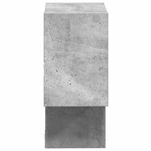 Nástěnná polička Nástěnná montáž Betonově šedá 55 x 15 x 35 cm - obrázek 4
