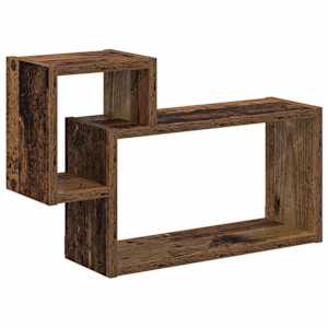 vidaXL Seinariiul Seinale kinnitav Vana puit 55 x 15 x 35 cm Tehispuit
