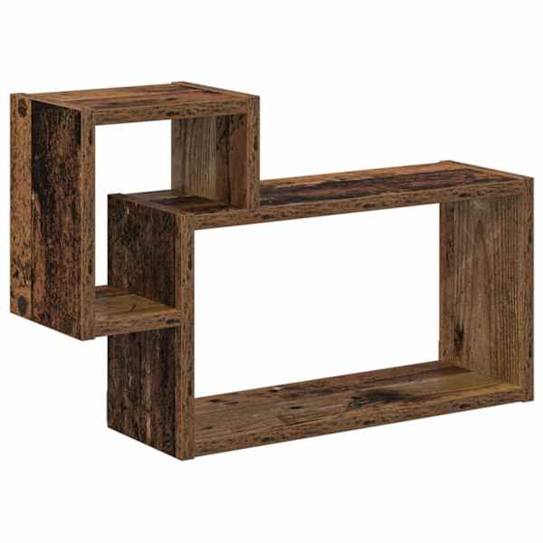 vidaXL Seinariiul Seinale kinnitav Vana puit 55 x 15 x 35 cm Tehispuit