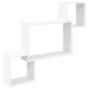vidaXL Seinariiul Seinale kinnitav Valge 91,5 x 15 x 76 cm Tehispuit