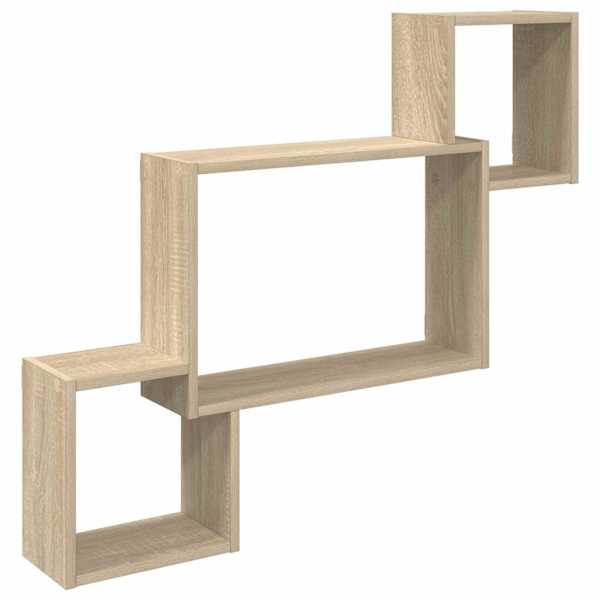 vidaXL Seinariiul Seinale kinnitav Sonoma tamm 91,5 x 15 x 76 cm