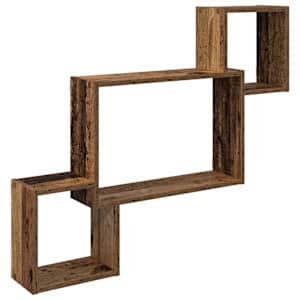 vidaXL Seinariiul Seinale kinnitav Vana puit 91,5 x 15 x 76 cm