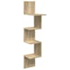 vidaXL Seinariiul Seinale kinnitav Sonoma tamm 32 x 21 x 107 cm