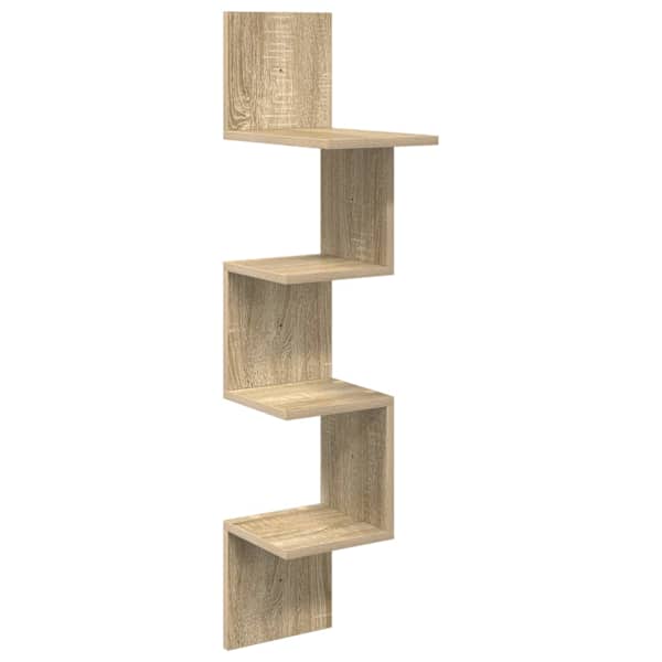 vidaXL Seinariiul Seinale kinnitav Sonoma tamm 32 x 21 x 107 cm