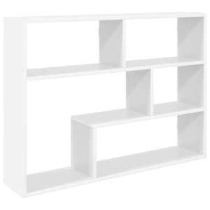 vidaXL Seinariiul Seinale kinnitav Valge 95 x 20 x 69,5 cm Tehispuit