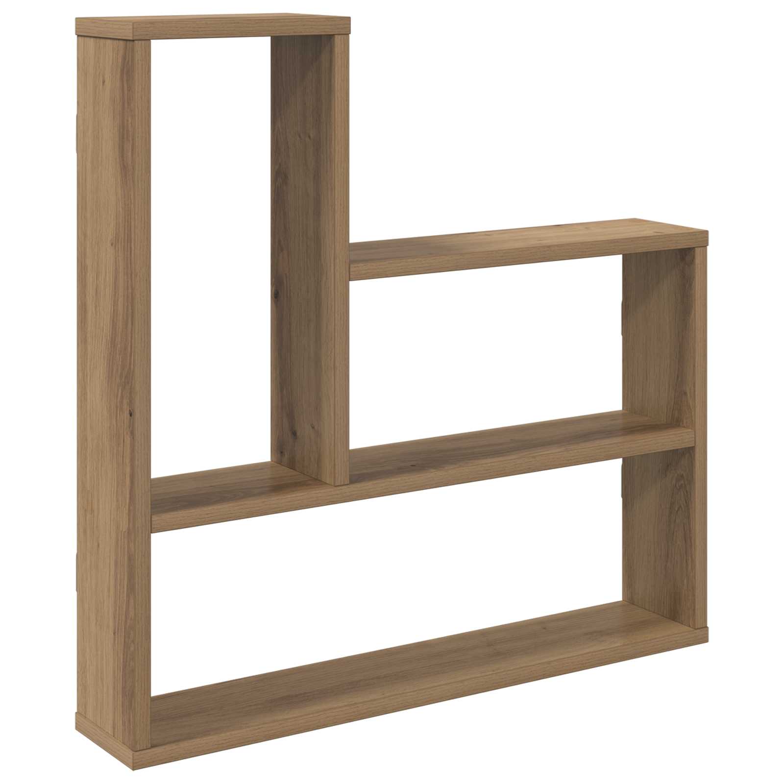 vidaXL Raft de perete Stejar Artizanal 60 x 11 x 60 cm Lemn prelucrat