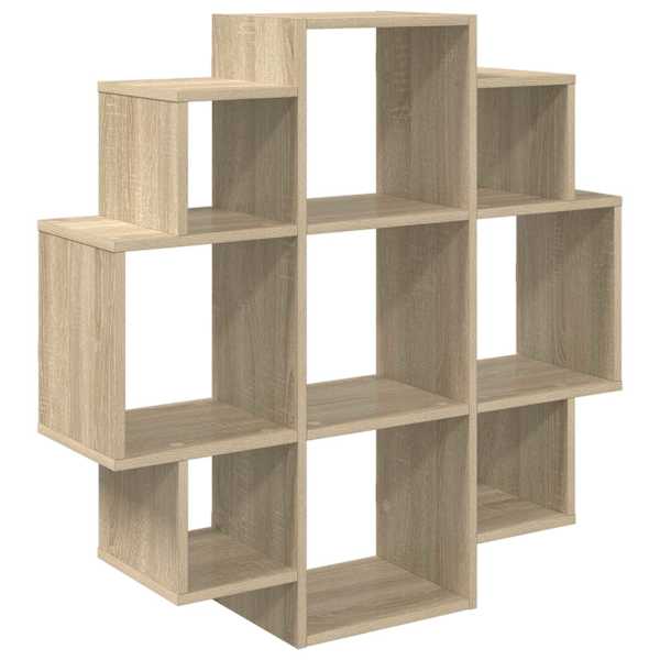 vidaXL Seinariiul Sonoma tamm 90 x 25 x 90 cm Tehispuit