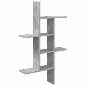 vidaXL Seinariiul Betoonhall 61 x 15 x 102 cm Tehispuit