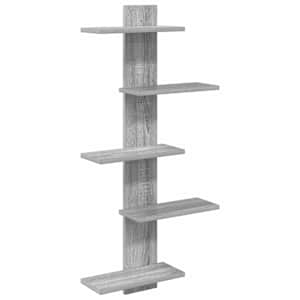 vidaXL Seina h&otilde;ljumine riiul Hall Sonoma 48,5 x 15 x 101 cm Tehispuit