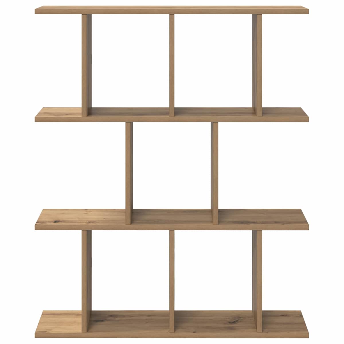 Væghylde 80 x 20 x 96 cm Konstrueret træ - Billede 4