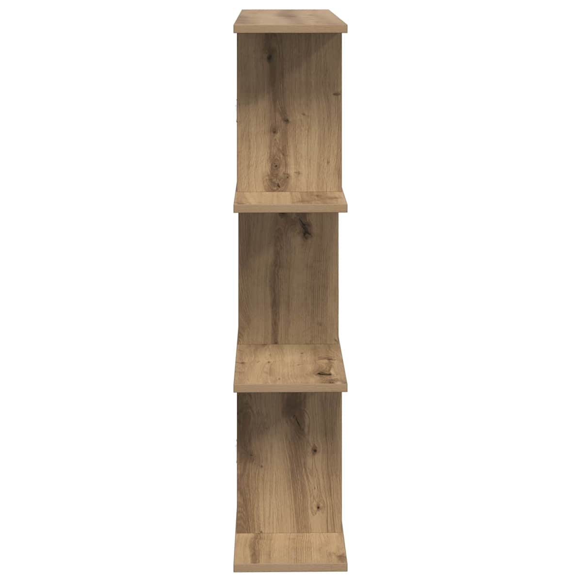Væghylde 80 x 20 x 96 cm Konstrueret træ - Billede 5