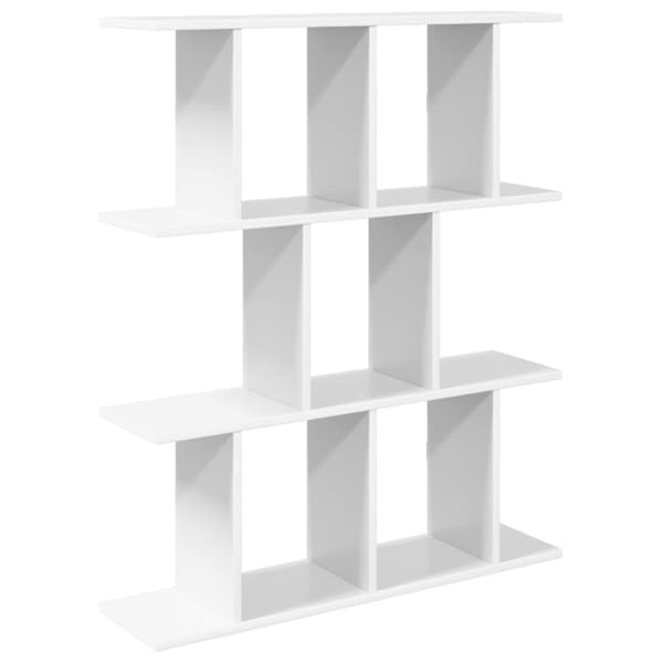 vidaXL Seinariiul Valge 102 x 20 x 96 cm Tehispuit