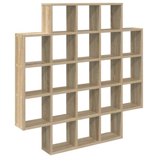 vidaXL Seinariiul Sonoma tamm 100 x 13 x 100 cm Tehispuit