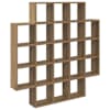 vidaXL Seinariiul Artisan tamm 100 x 13 x 100 cm Tehispuit
