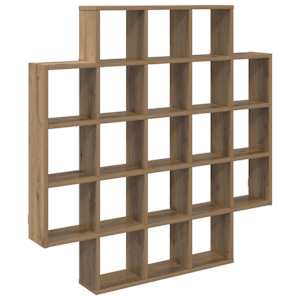 vidaXL Seinariiul Artisan tamm 100 x 13 x 100 cm Tehispuit