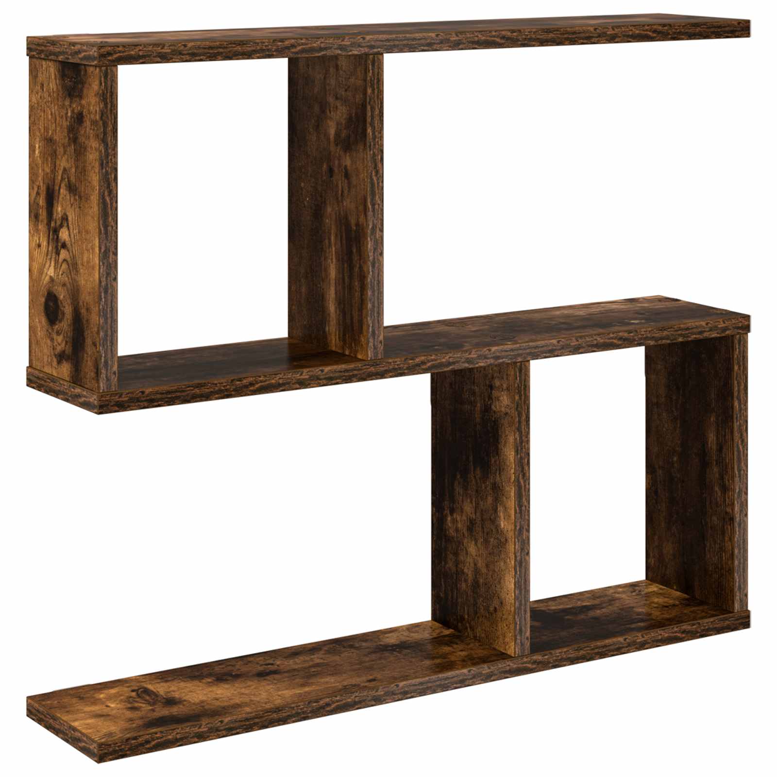 vidaXL Raft de perete Stejar fumuriu 60 x 12 x 50,5 cm Lemn prelucrat