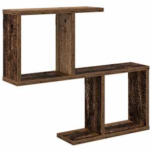 vidaXL Seinariiul Vana puit 60 x 12 x 50,5 cm Tehispuit