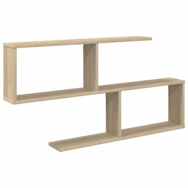 vidaXL Seinariiul Sonoma tamm 100 x 12 x 50,5 cm Tehispuit
