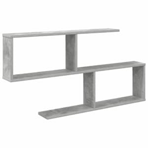 vidaXL Seinariiul Betoonhall 100 x 12 x 50,5 cm Tehispuit