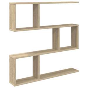 vidaXL Seinariiul Sonoma tamm 80 x 12 x 79,5 cm Tehispuit