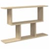 vidaXL Seinariiul Sonoma tamm 80 x 15 x 50,5 cm Tehispuit