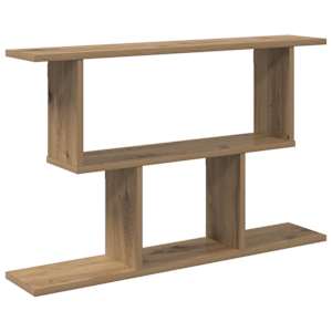 vidaXL Seinariiul Artisan tamm 80 x 15 x 50,5 cm Tehispuit