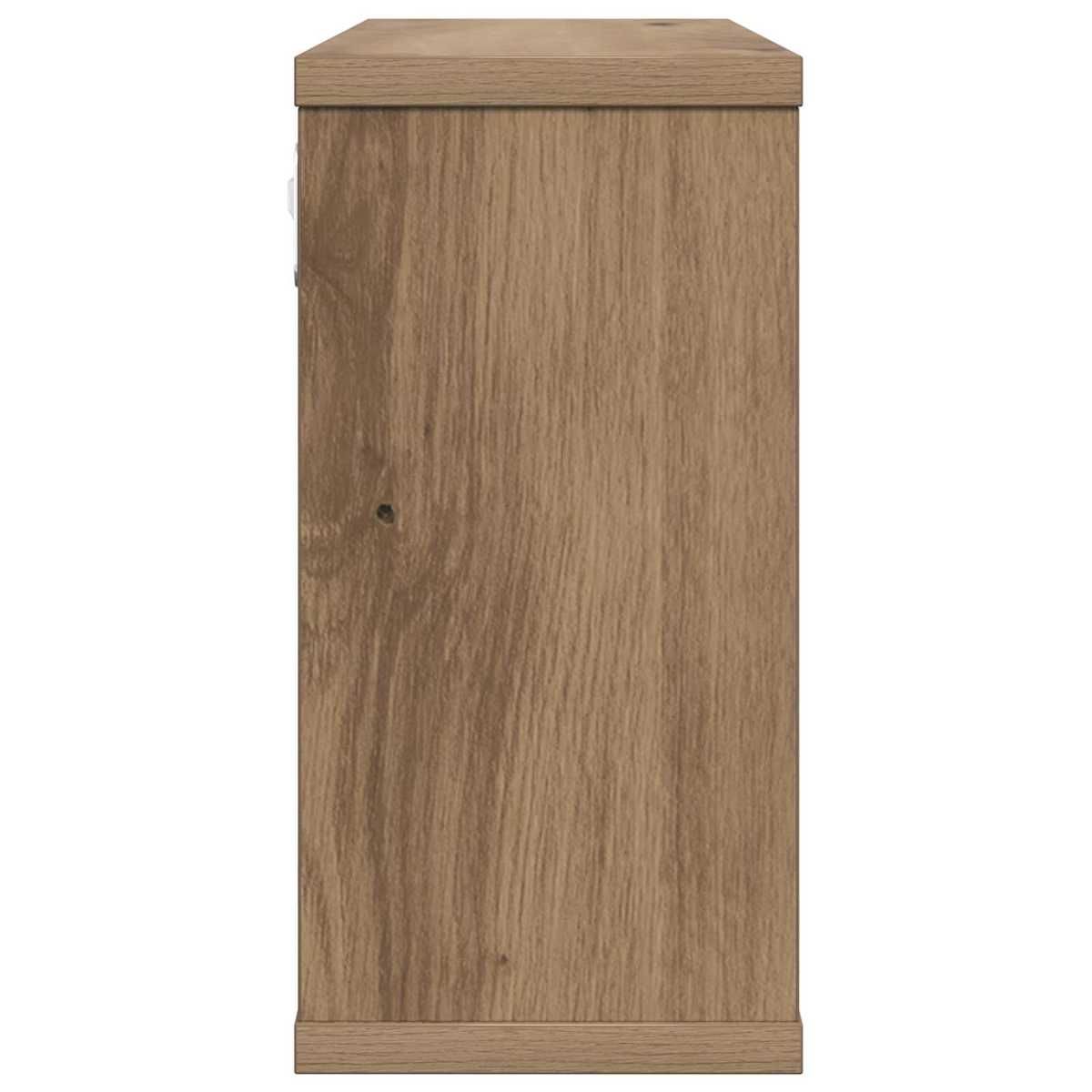 Svævehylder 80 x 15 x 30 cm Konstrueret træ - Billede 5