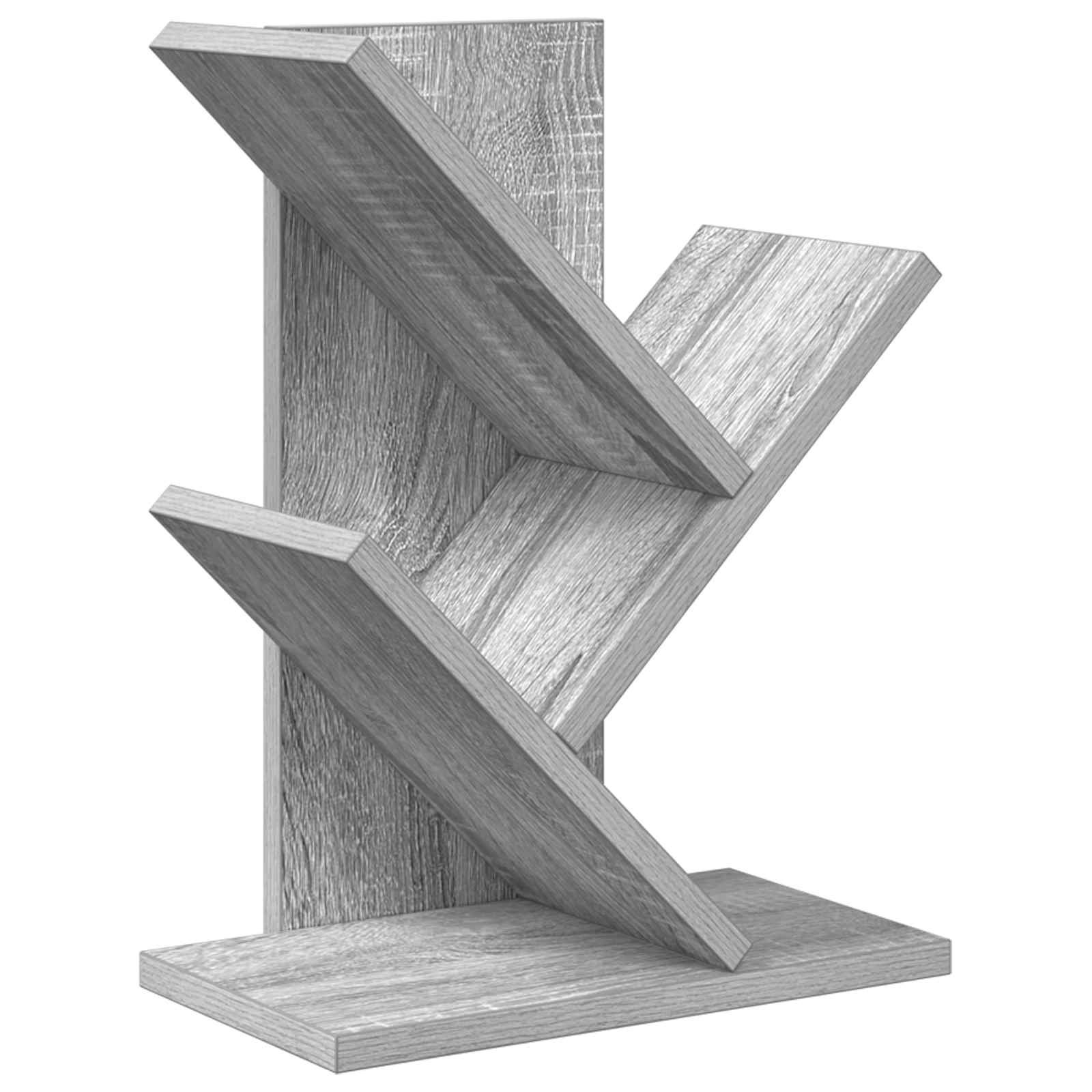 vidaXL Raft de cărți în formă de copac cu 3 etaje 30 x 18 x 40 cm