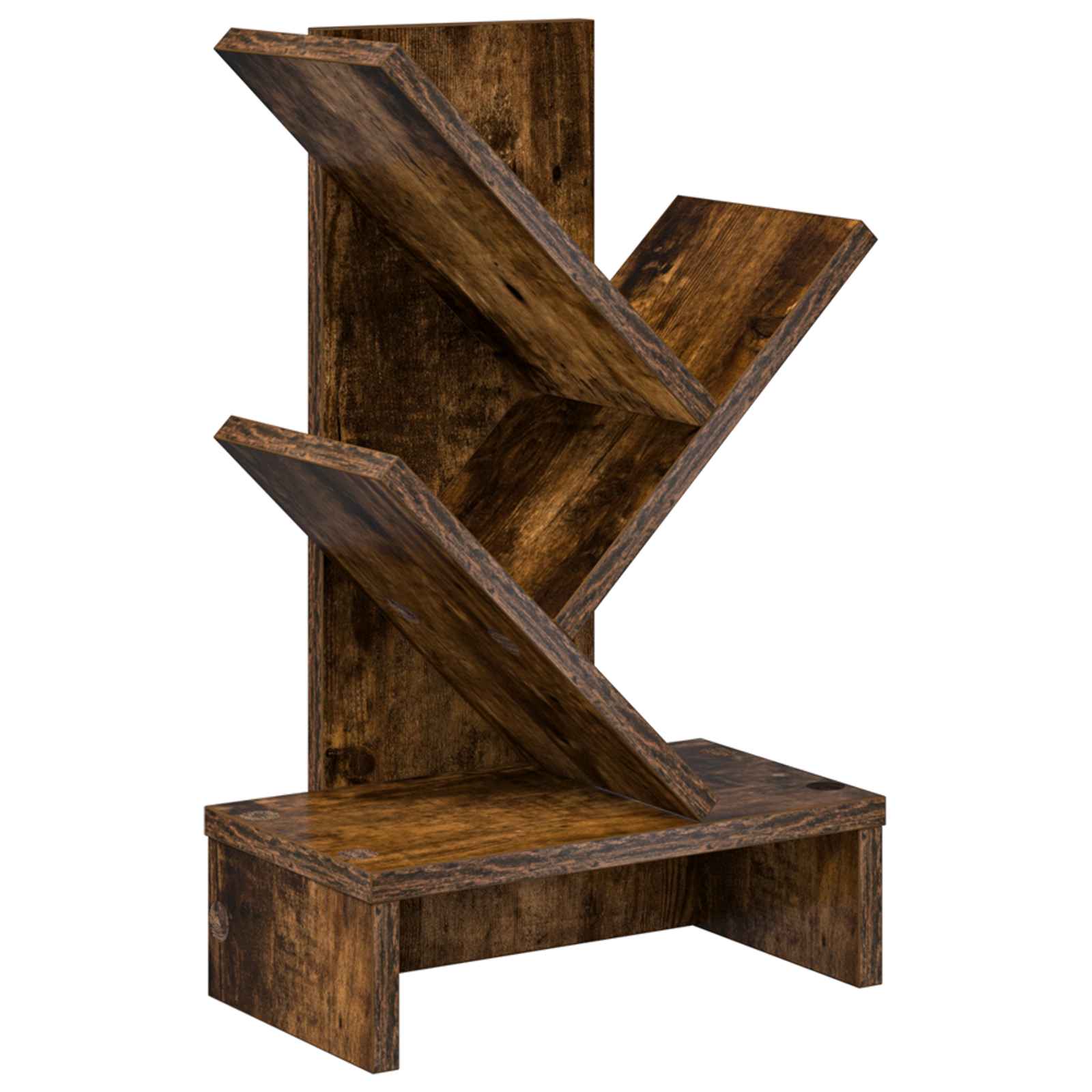 vidaXL Raft de cărți în formă de copac cu 3 etaje 30 x 18 x 48 cm