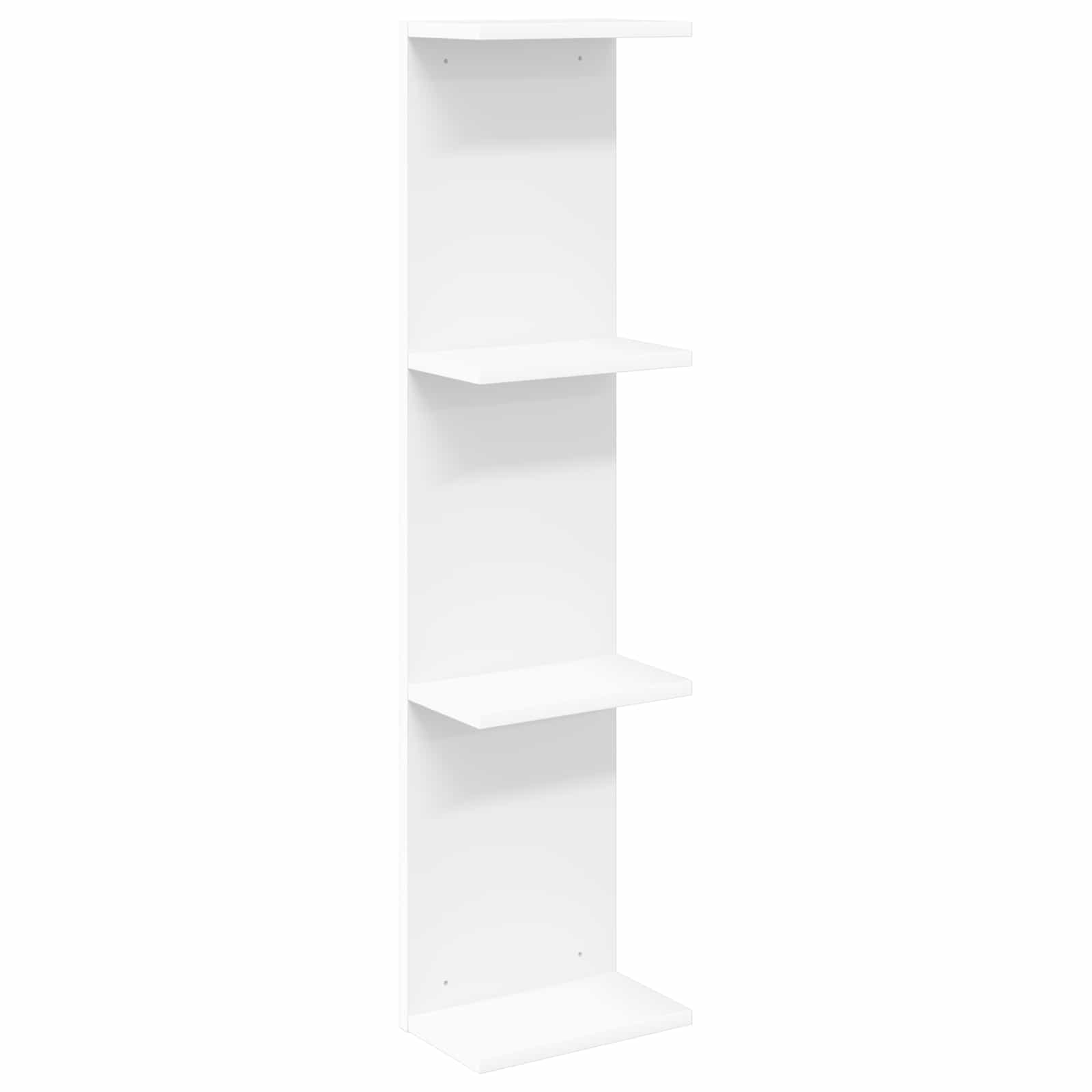vidaXL Raft de perete Alb 25 x 15 x 100 cm Lemn prelucrat