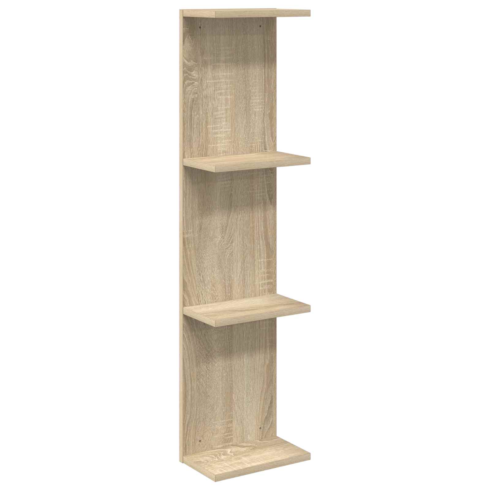 vidaXL Raft de perete Stejar Sonoma 25 x 15 x 100 cm Lemn prelucrat