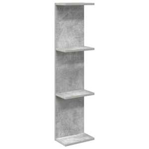 vidaXL Seinariiul Betoonhall 25 x 15 x 100 cm Tehispuit