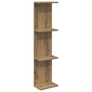 vidaXL Seinariiul Artisan tamm 25 x 15 x 100 cm Tehispuit