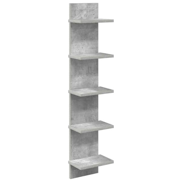 vidaXL Seinariiul Betoonhall 22 x 15 x 100 cm Tehispuit