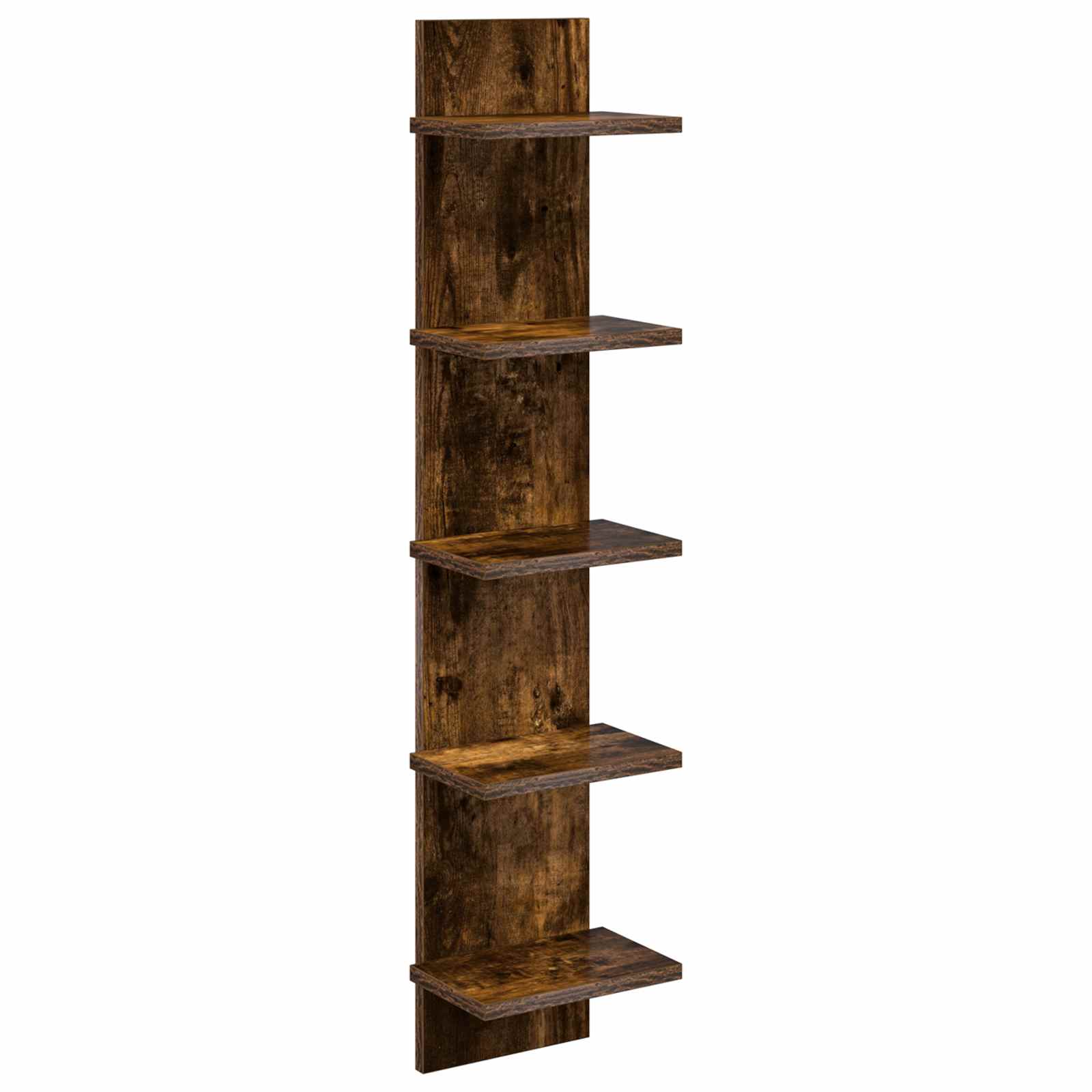 vidaXL Raft de perete Stejar fumuriu 22 x 15 x 100 cm Lemn prelucrat