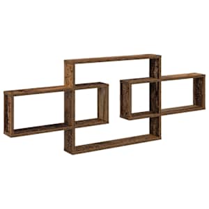 vidaXL Seinariiul Vana puit 130 x 10 x 50 cm Tehispuit