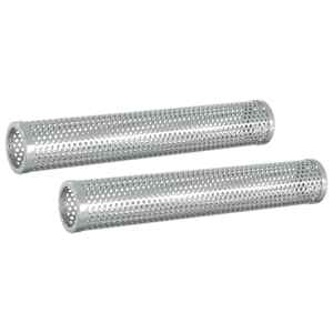 vidaxl suitsutoru 2 tk &Oslash; 5 x 30 cm Roostevaba teras 304 H&otilde;bedane