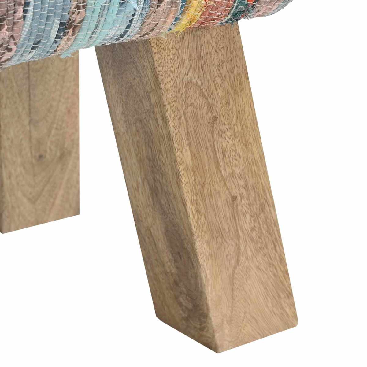 Bænk 60 x 30 x 45 cm Ægte Læder - Billede 9