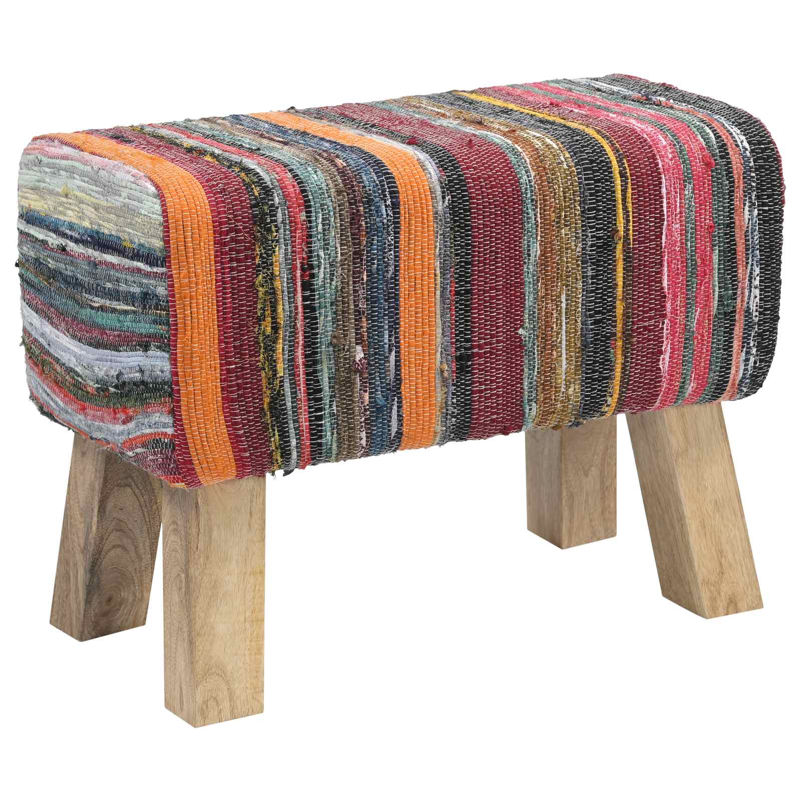 Penkki 60 x 30 x 45 cm Aitoa Nahkaa Monivärinen - Image 4