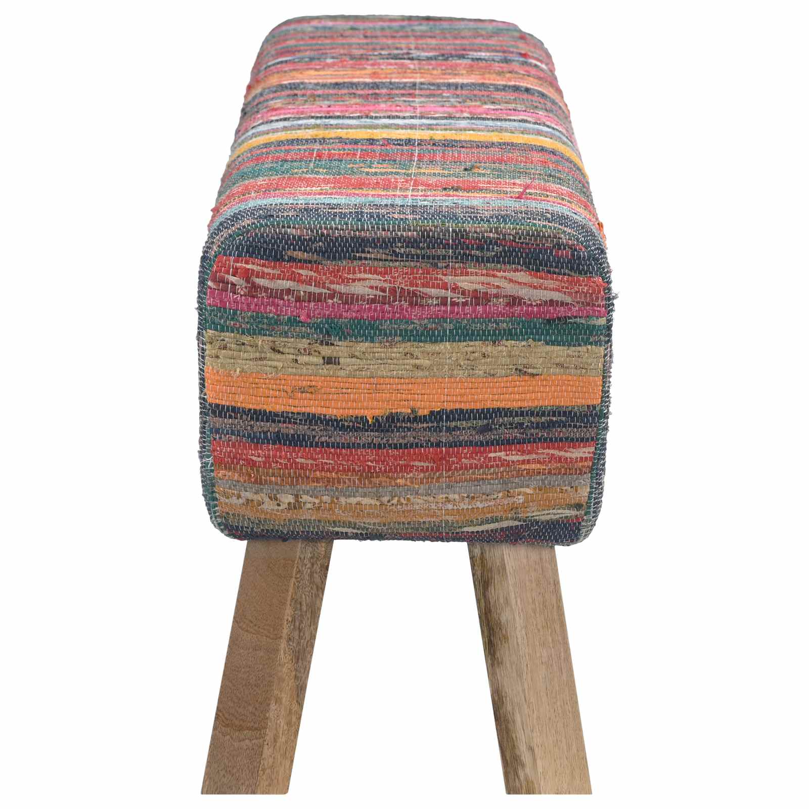 Penkki 110 x 30 x 45 cm Aitoa Nahkaa Monivärinen - Image 5