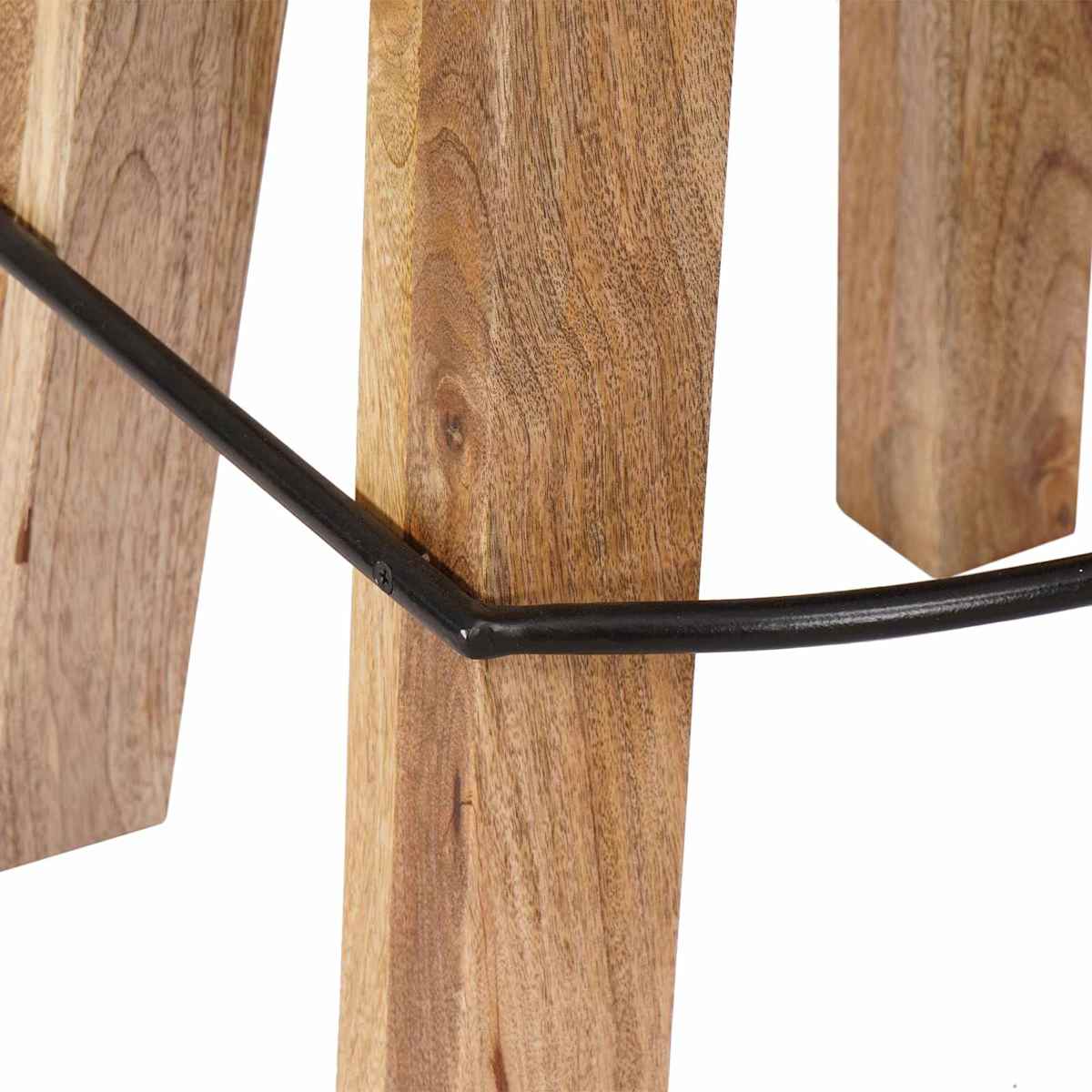 Barstol 2 stk. 44 x 33 x 74 cm Ægte Læder - Billede 11