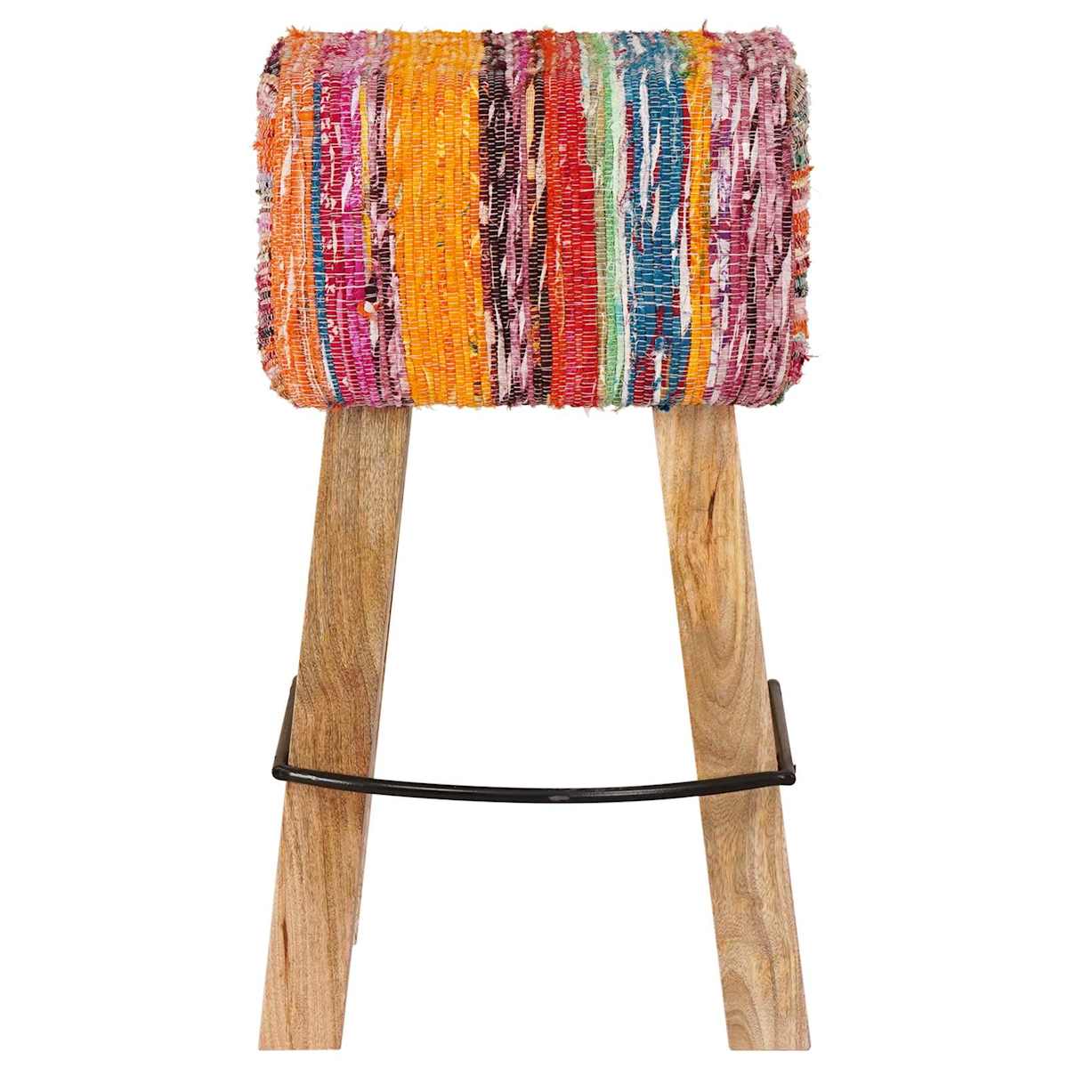 Barstol 2 stk. 44 x 33 x 74 cm Ægte Læder - Billede 6
