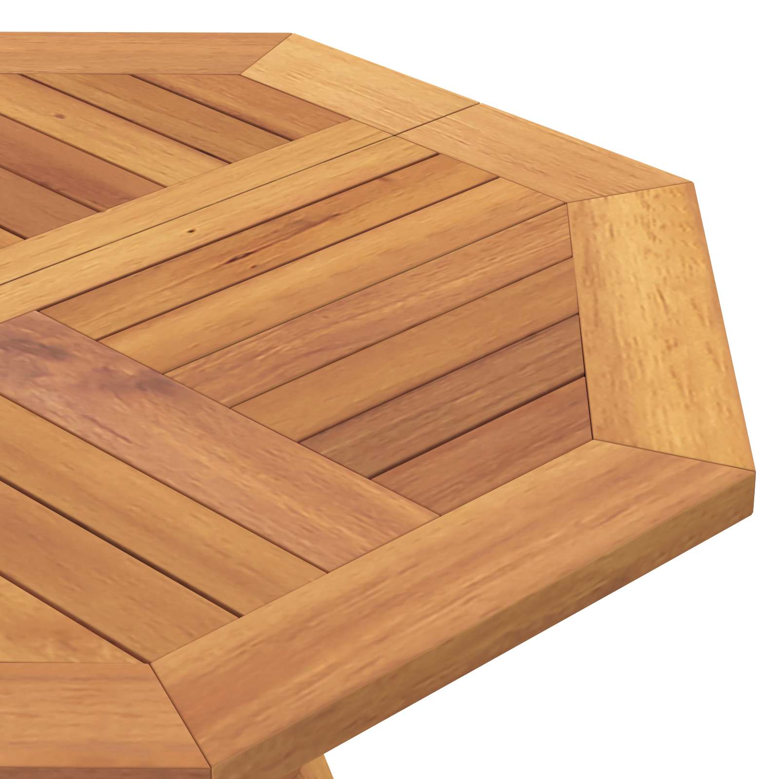 Vouw Tuin Tafel Naturel 90 x 90 x 75 cm Massief Teakhout image 7