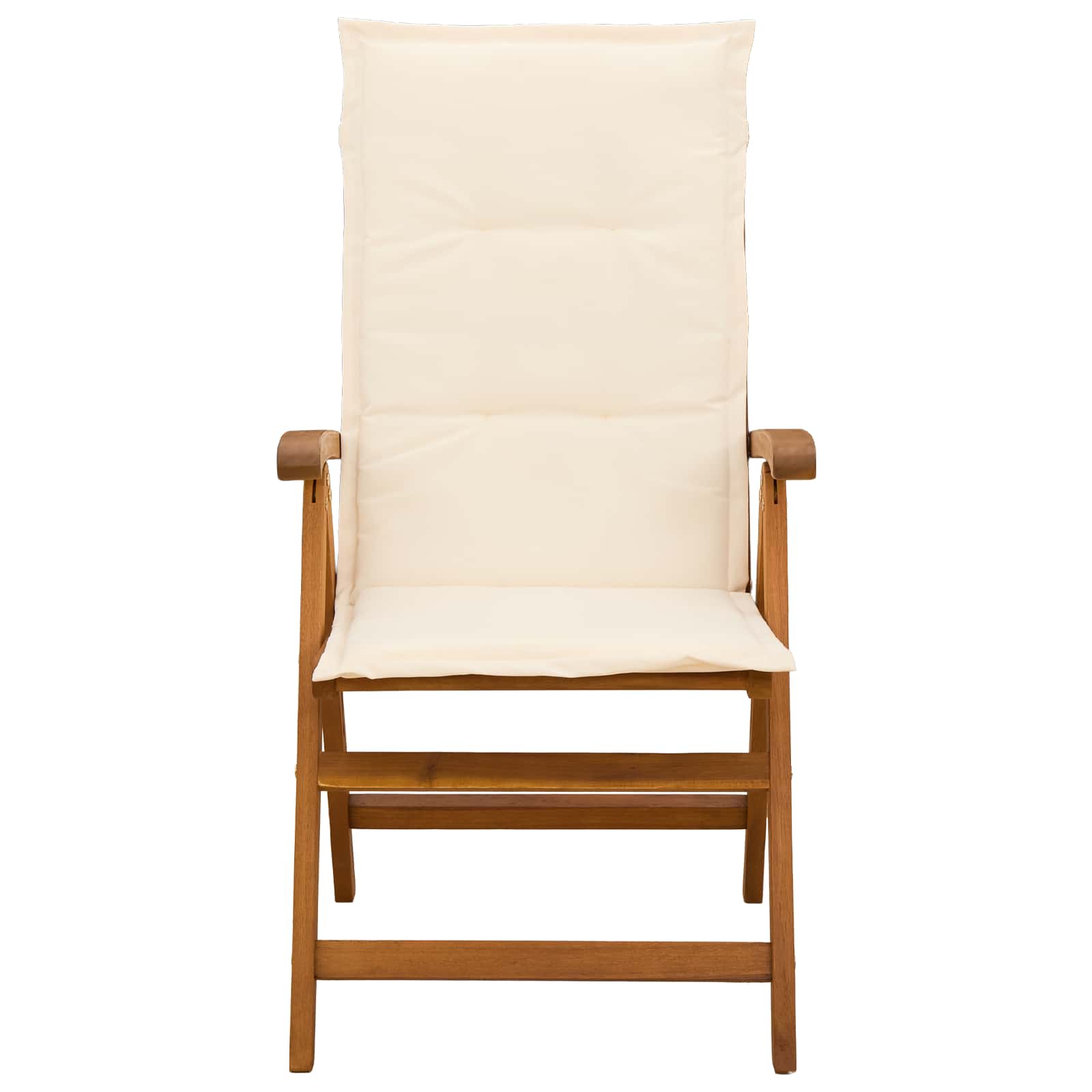 Recliner Tuinstoelen 2 st Naturel Massief Acaciahout image 3