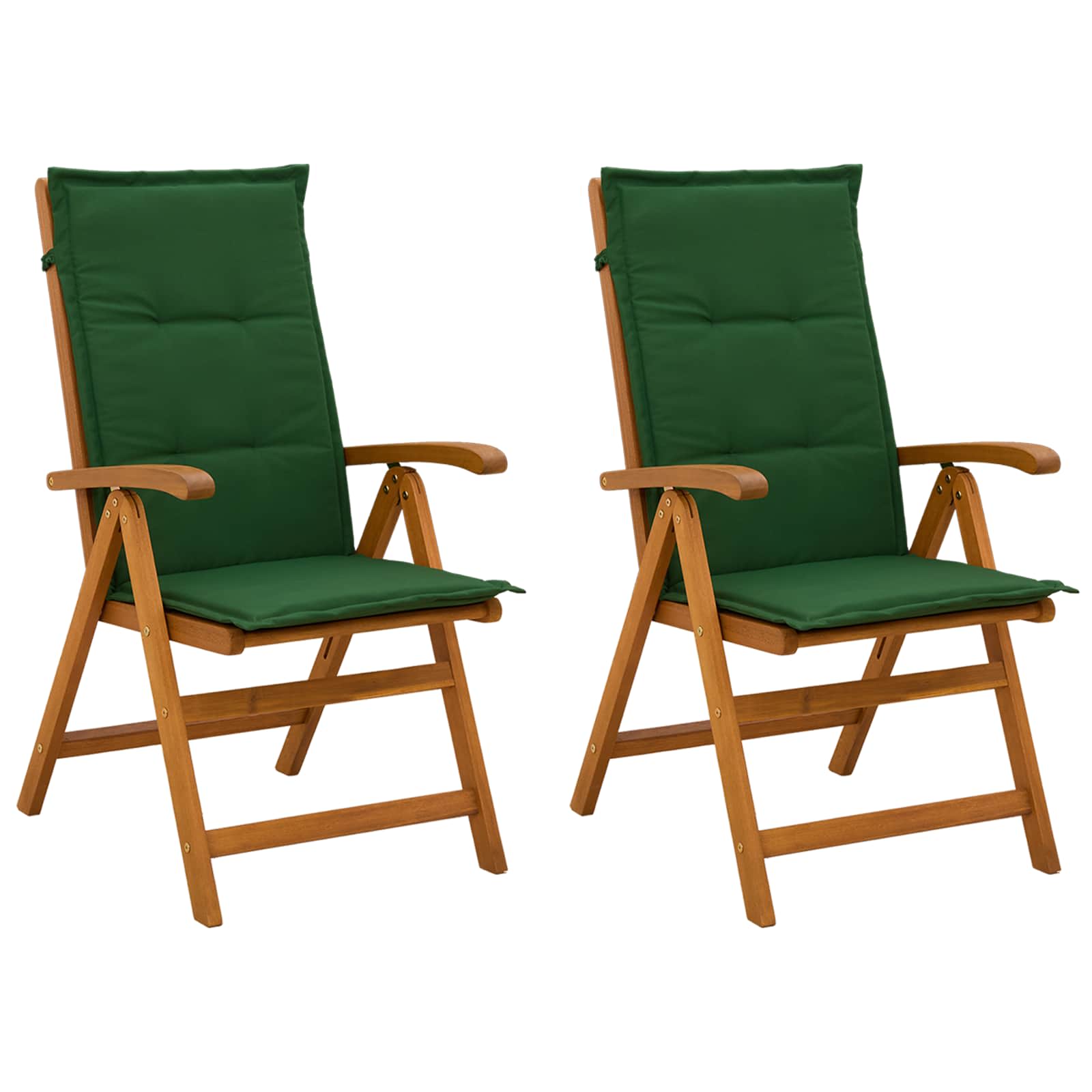 Recliner Tuinstoelen 2 st Naturel Massief Acaciahout image 2