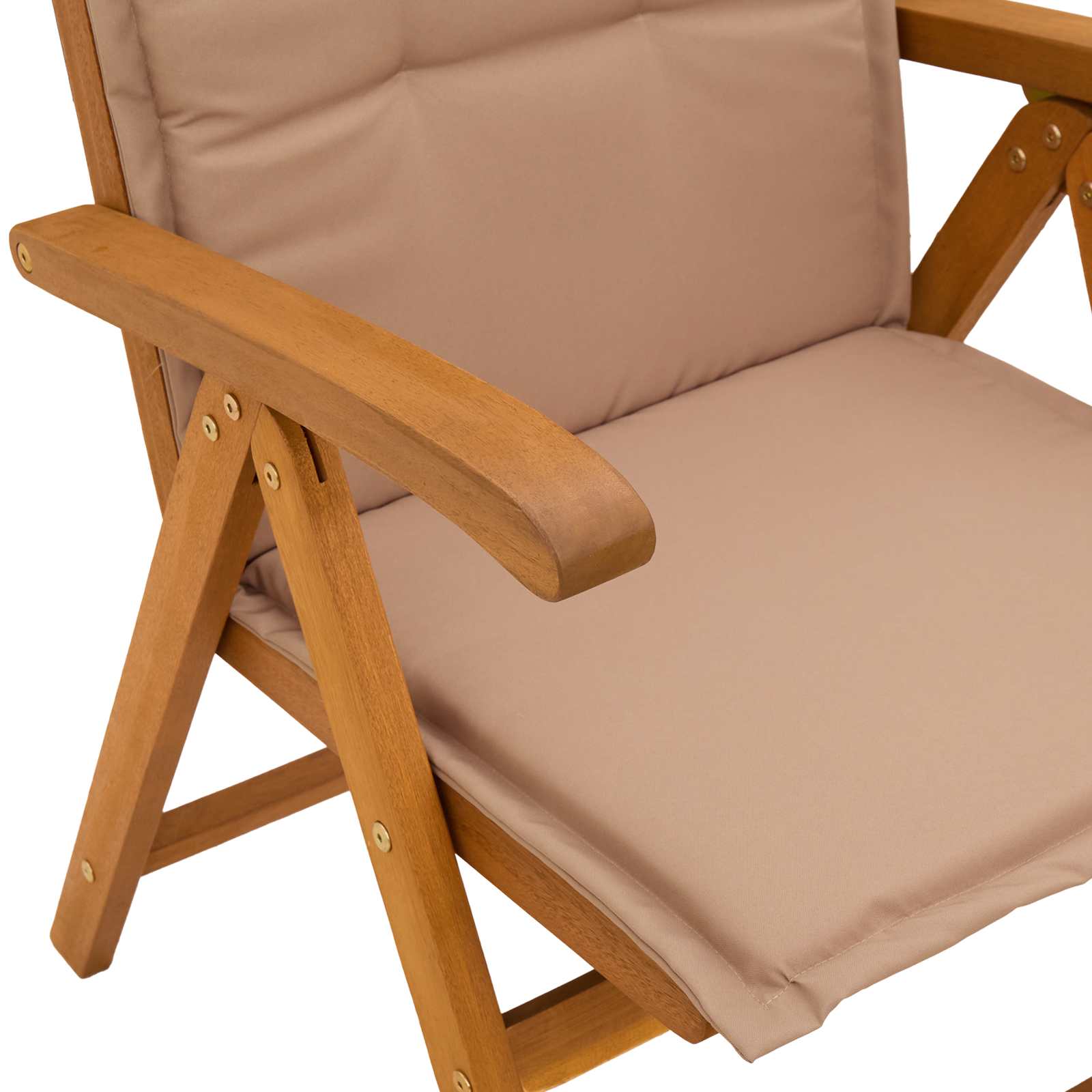 Recliner Tuinstoelen 3 st Naturel Massief Acaciahout image 5